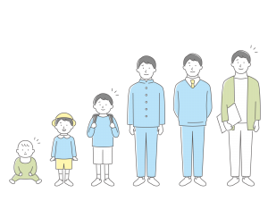 男の子の成長